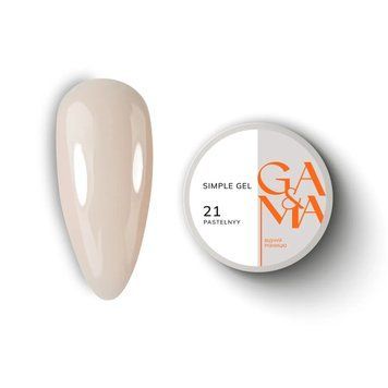 Simple gel 021 Pastelnyy, 30ml 7701800 фото