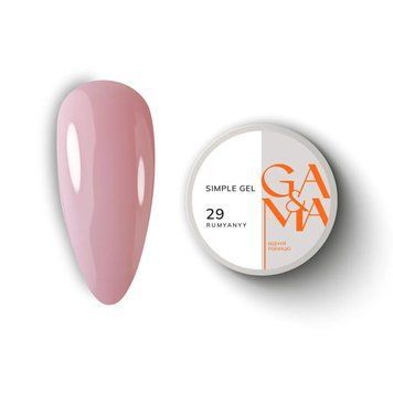 Simple gel 029 Rumyanyy, 30ml 7702822 фото