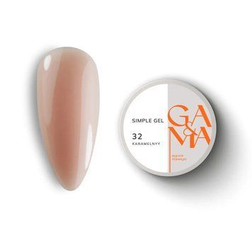Simple gel 032 Karamelnyy, 30ml 7702351 фото